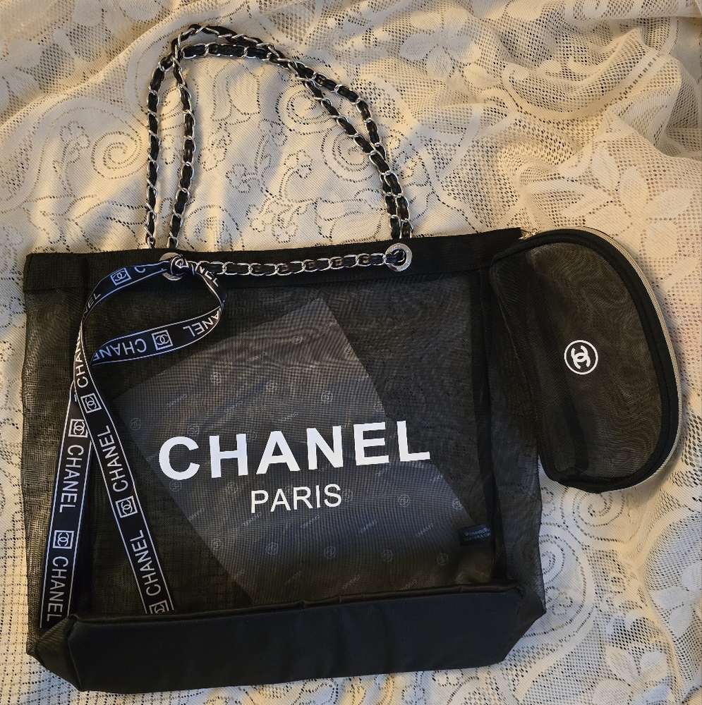 Chanel Beauty New Mesh Tote Bag